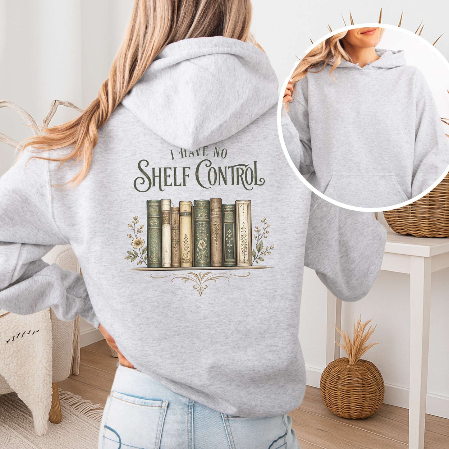 I Have No Shelf Control Bookish Hoodie