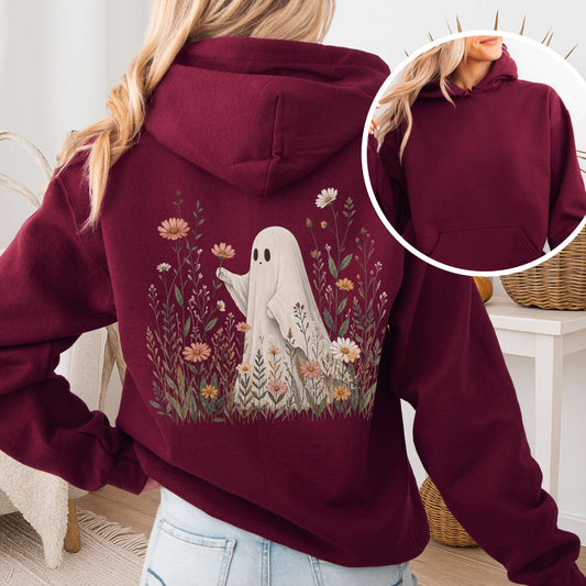 Wildflower Ghost Halloween Hoodie