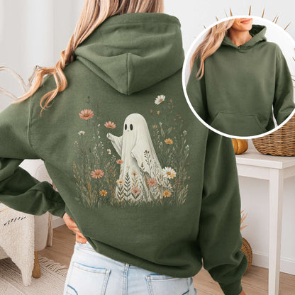 Wildflower Ghost Halloween Hoodie