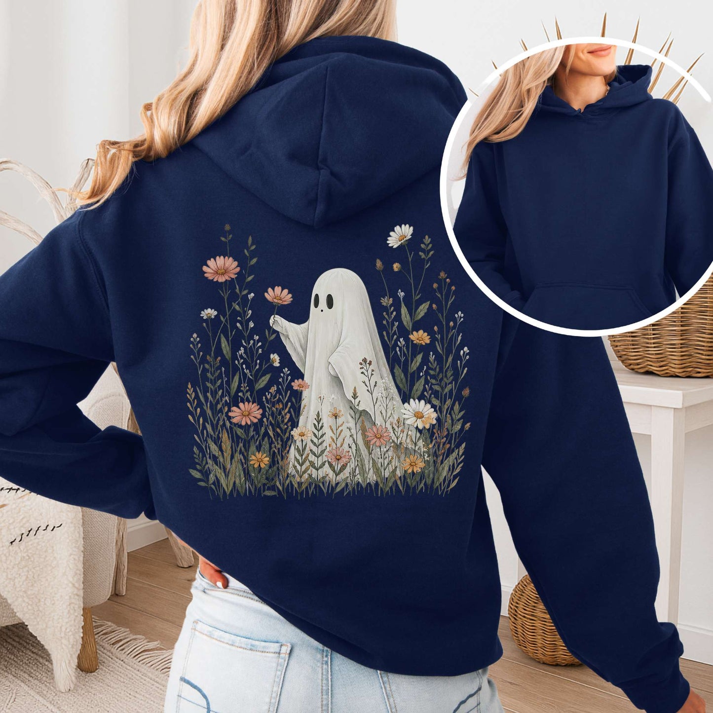 Wildflower Ghost Halloween Hoodie