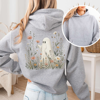 Wildflower Ghost Halloween Hoodie