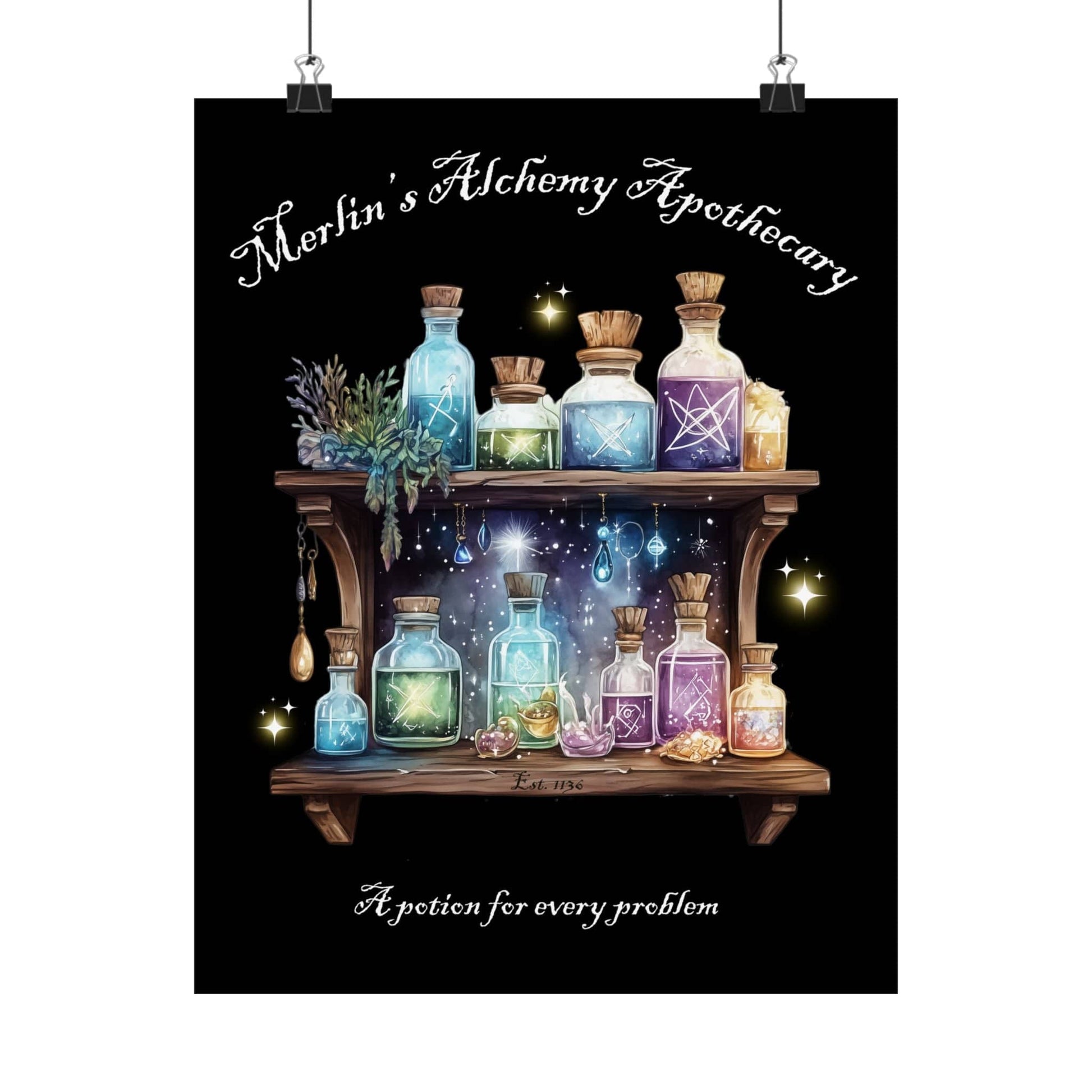 Poster 11″ x 14″ / Matte Design 125B - Art Print The Mystic Eden