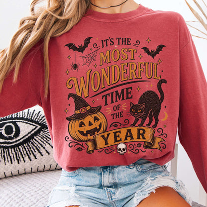 It's the Most Wonderful Time Halloween Long Sleeve