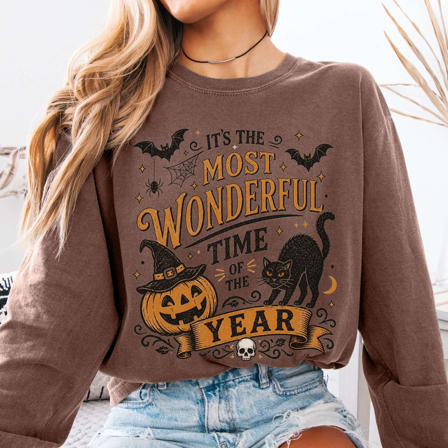 It's the Most Wonderful Time Halloween Long Sleeve