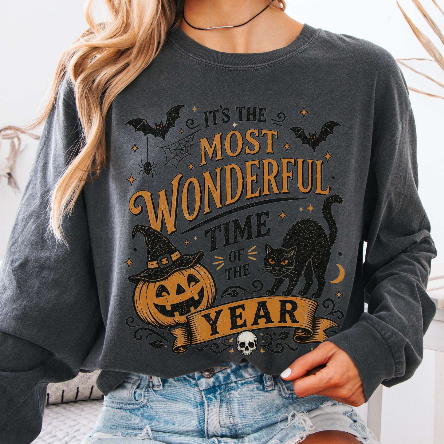 It's the Most Wonderful Time Halloween Long Sleeve