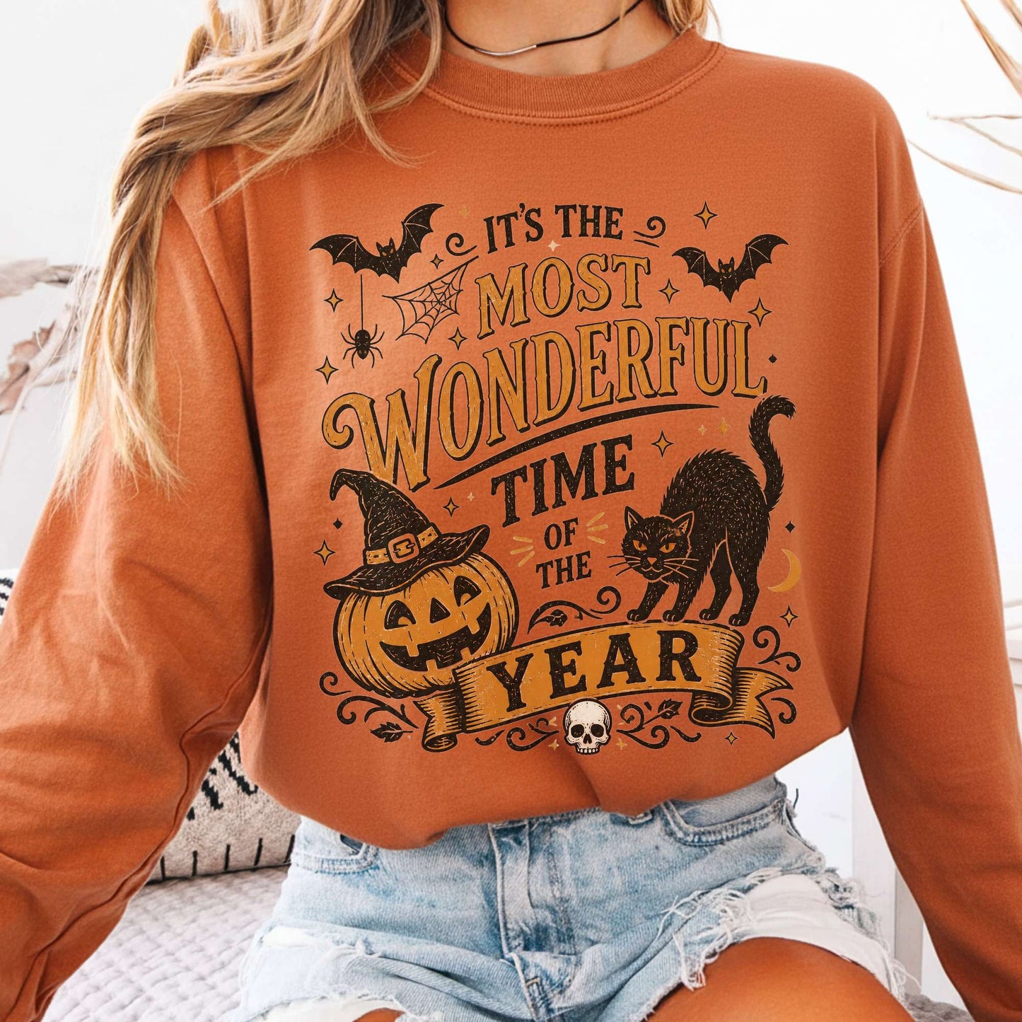 It's the Most Wonderful Time Halloween Long Sleeve