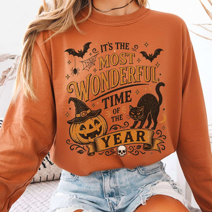 It's the Most Wonderful Time Halloween Long Sleeve