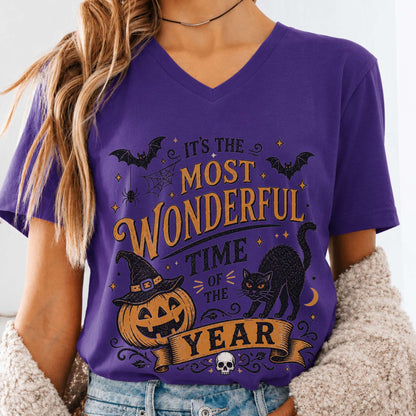 It's the Most Wonderful Time Halloween V-Neck