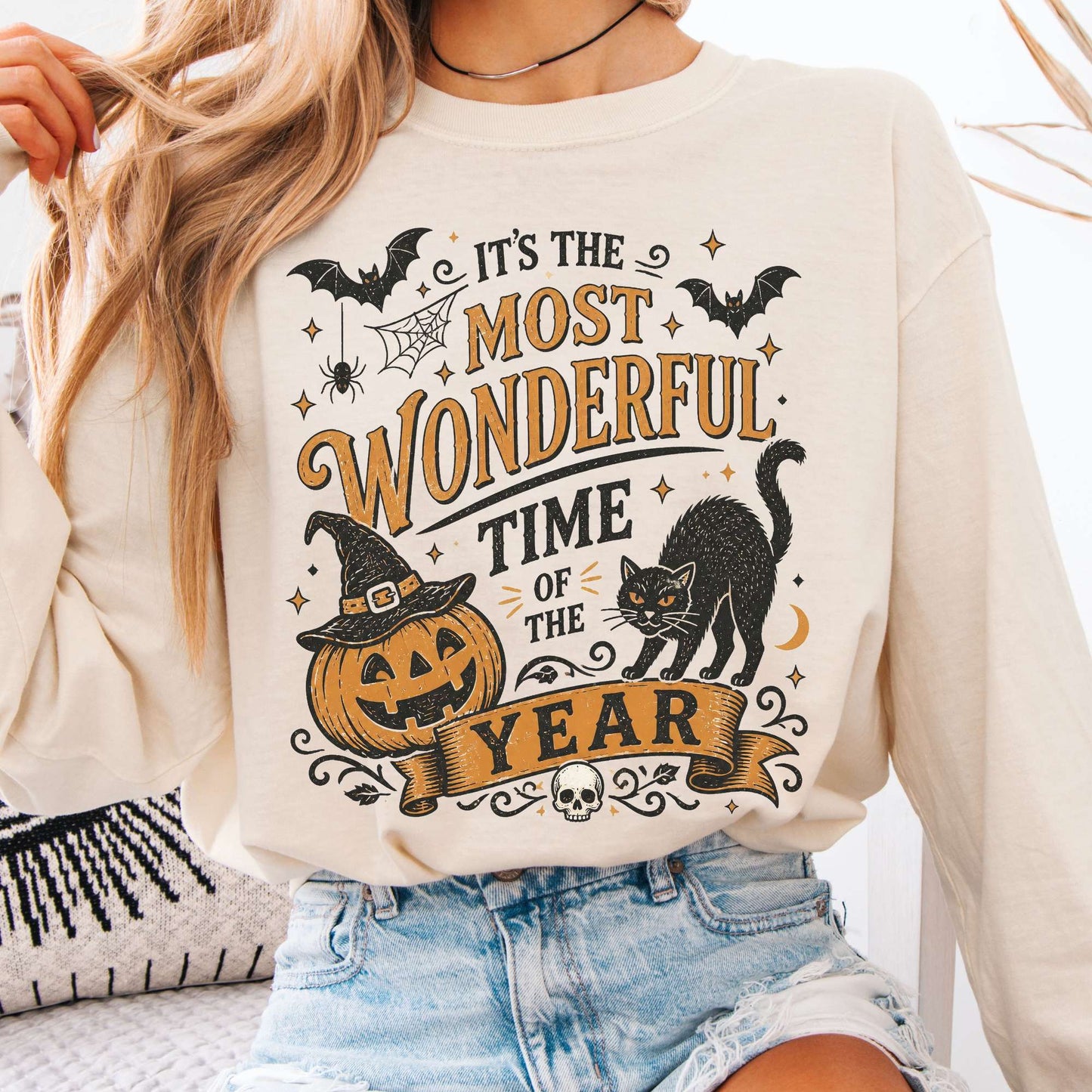 It's the Most Wonderful Time Halloween Long Sleeve