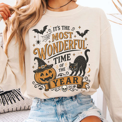 It's the Most Wonderful Time Halloween Long Sleeve