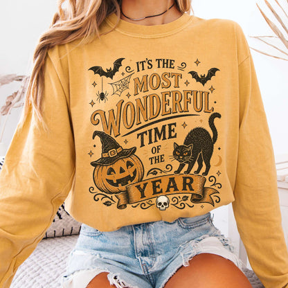 It's the Most Wonderful Time Halloween Long Sleeve