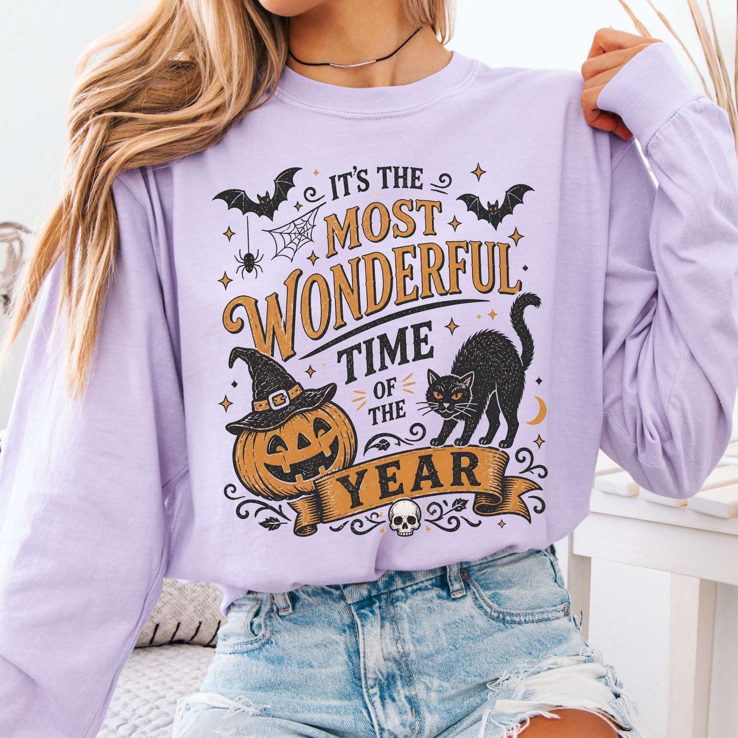 It's the Most Wonderful Time Halloween Long Sleeve