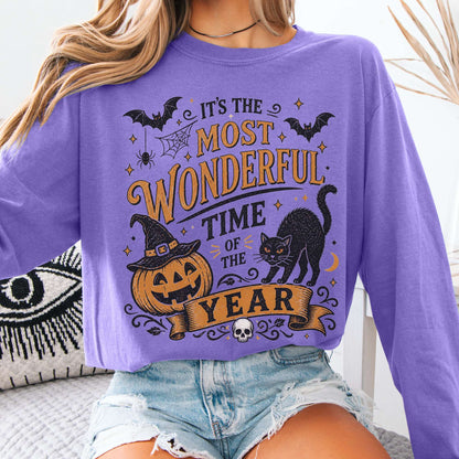 It's the Most Wonderful Time Halloween Long Sleeve