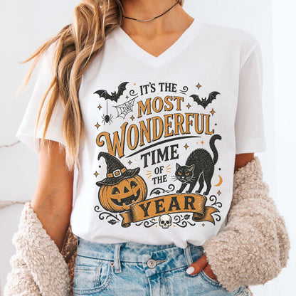 It's the Most Wonderful Time Halloween V-Neck