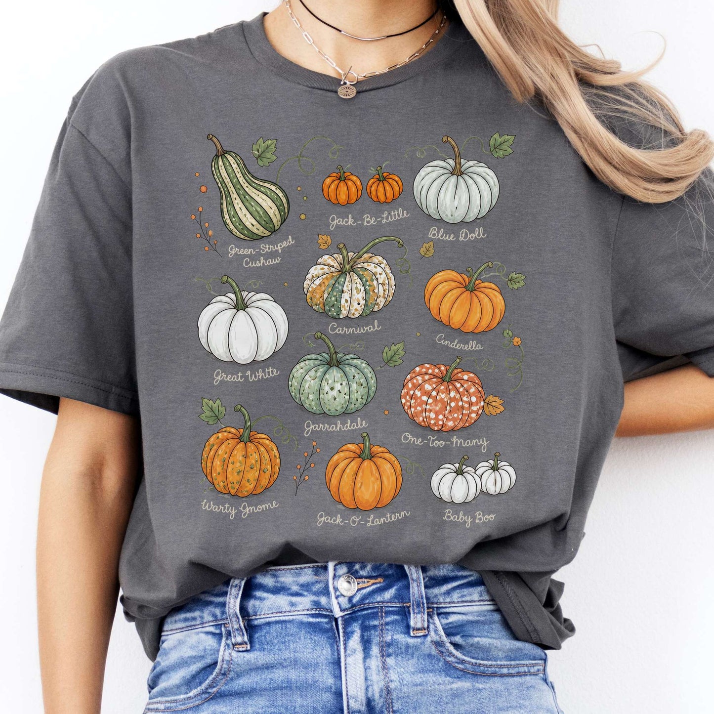 Pumpkin Varieties Halloween T-Shirt