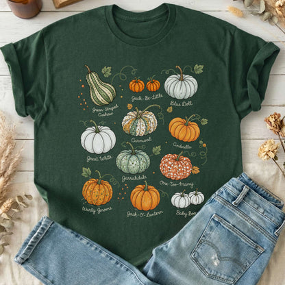 Pumpkin Varieties Halloween T-Shirt