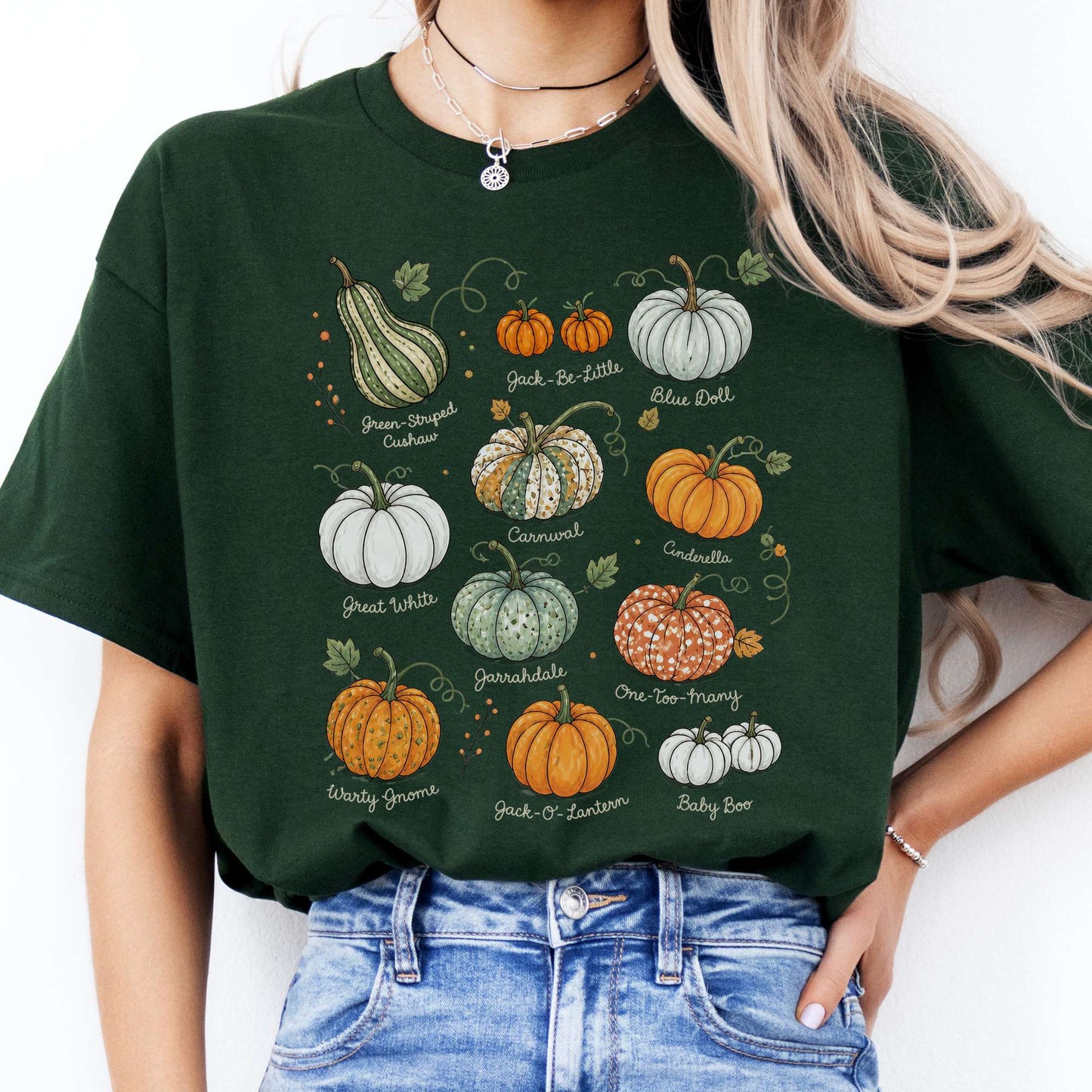 Pumpkin Varieties Halloween T-Shirt