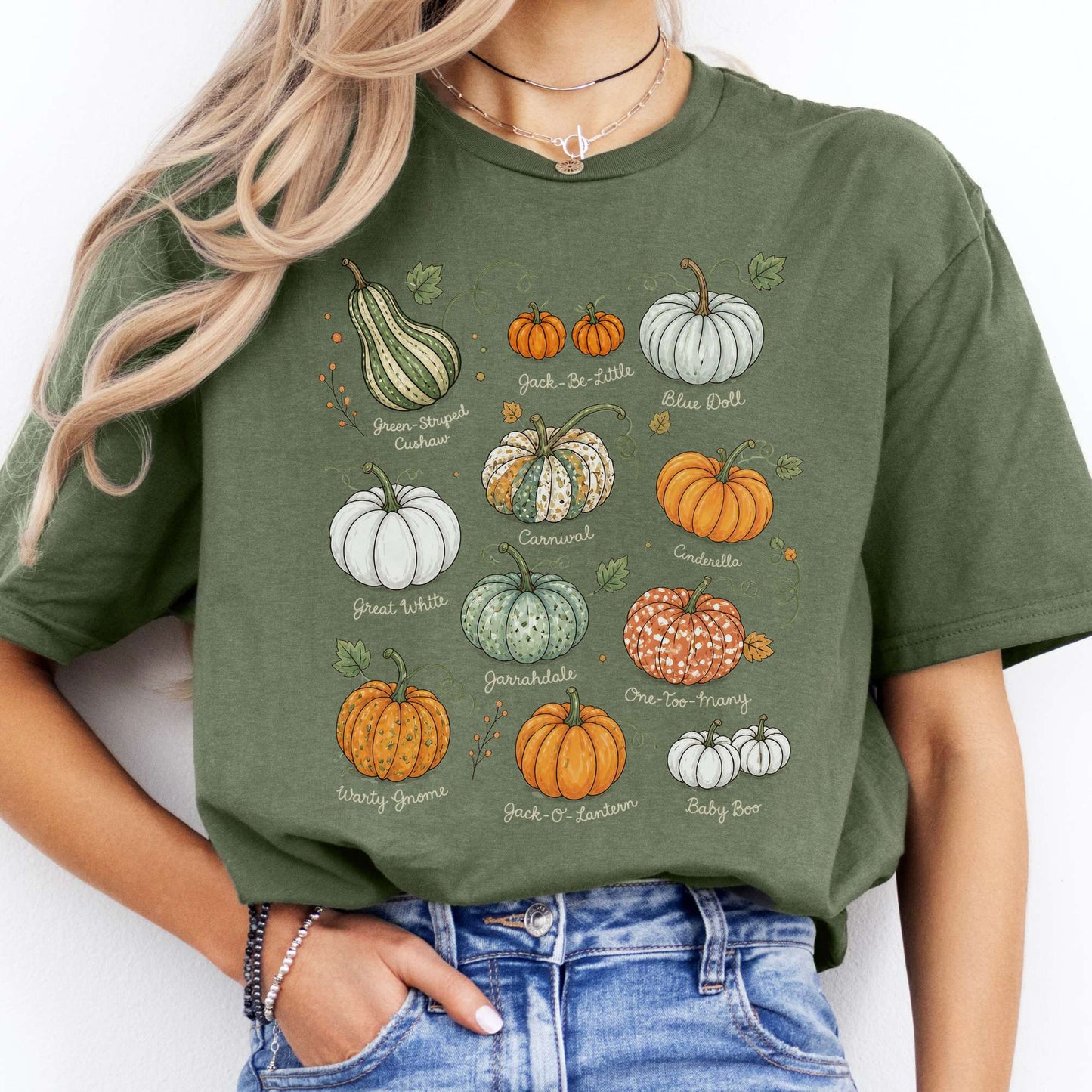 Pumpkin Varieties Halloween T-Shirt