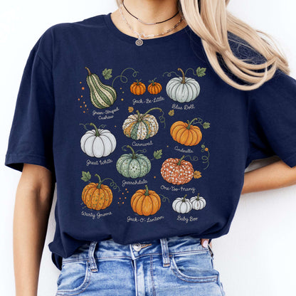 Pumpkin Varieties Halloween T-Shirt