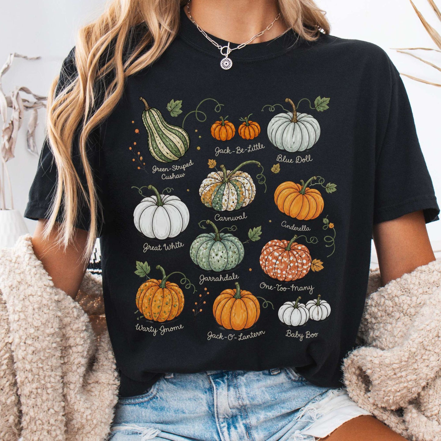 Pumpkin Varieties Halloween T-Shirt