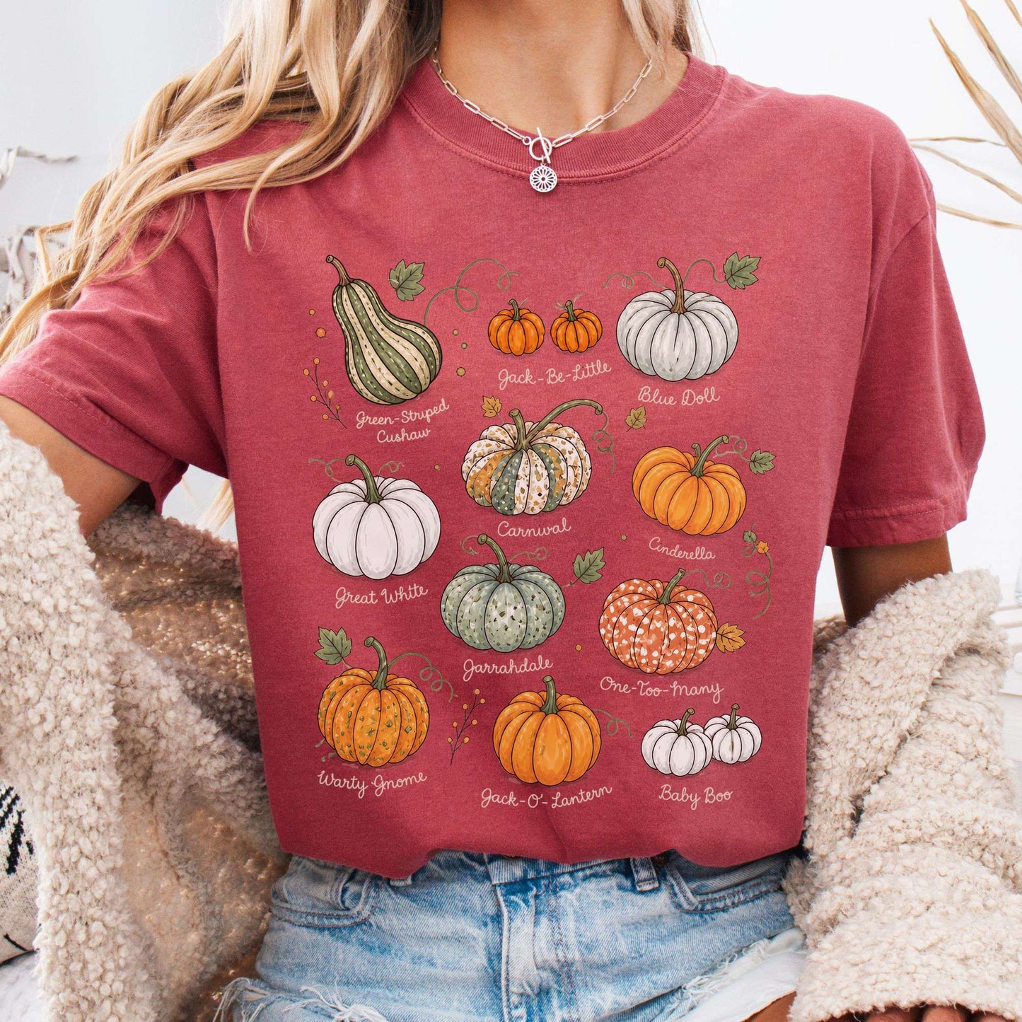 Pumpkin Varieties Halloween T-Shirt