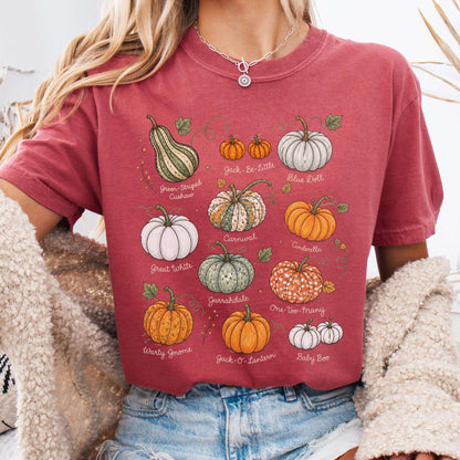 Pumpkin Varieties Halloween T-Shirt
