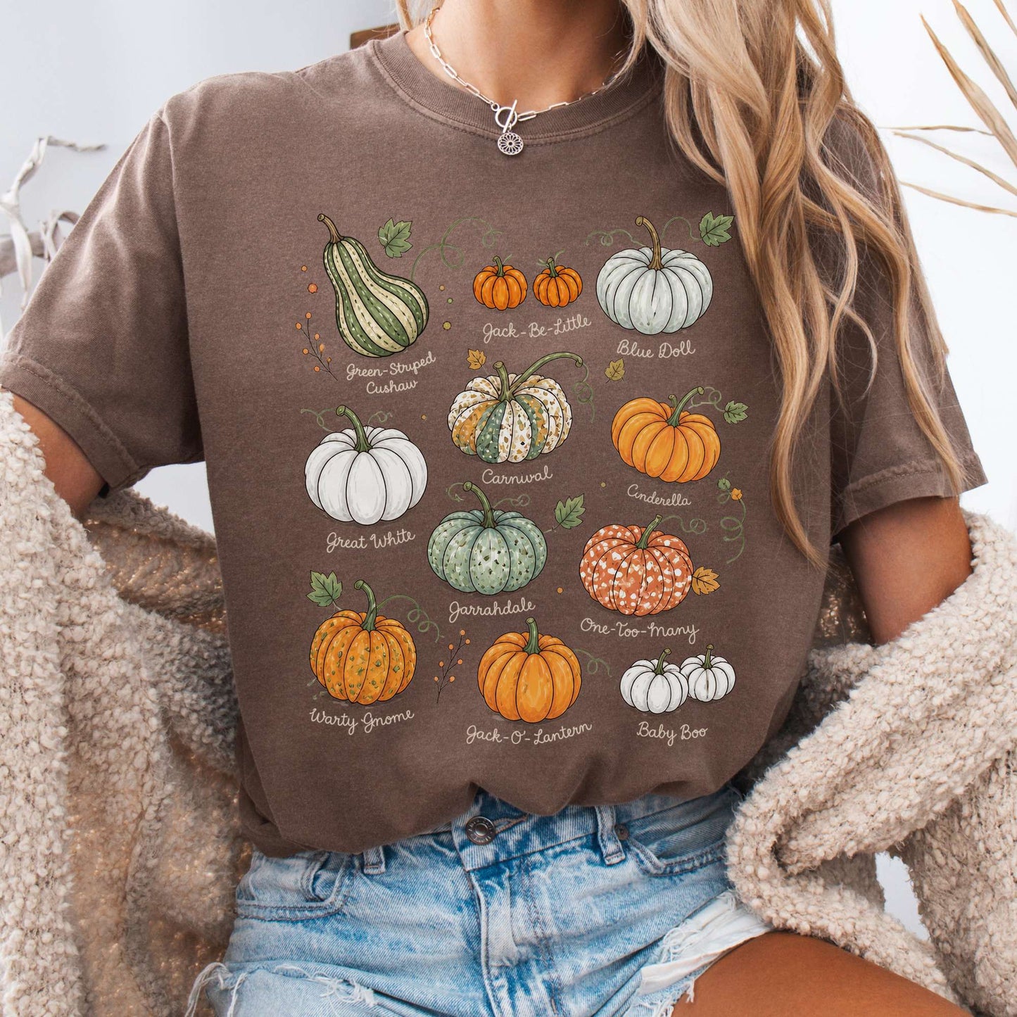 Pumpkin Varieties Halloween T-Shirt