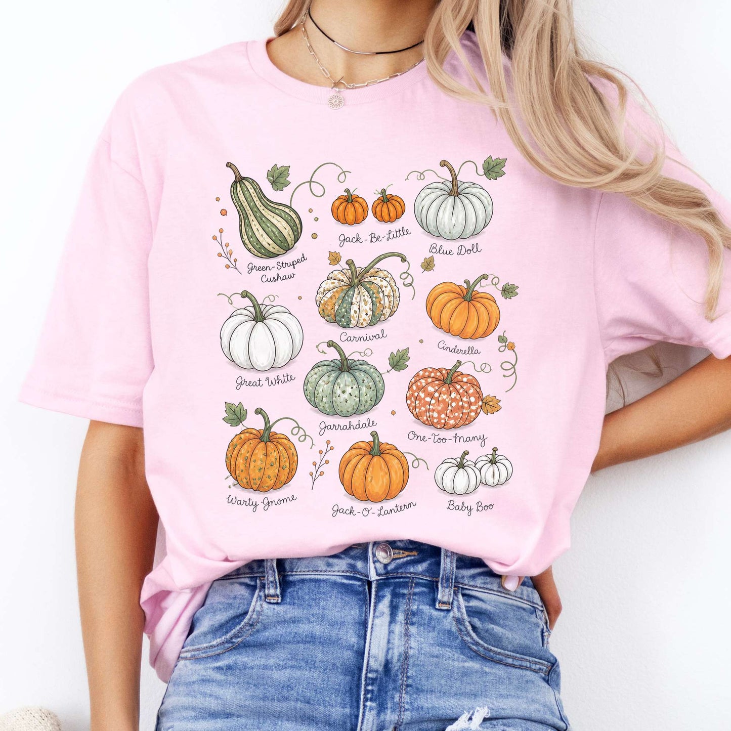 Pumpkin Varieties Halloween T-Shirt