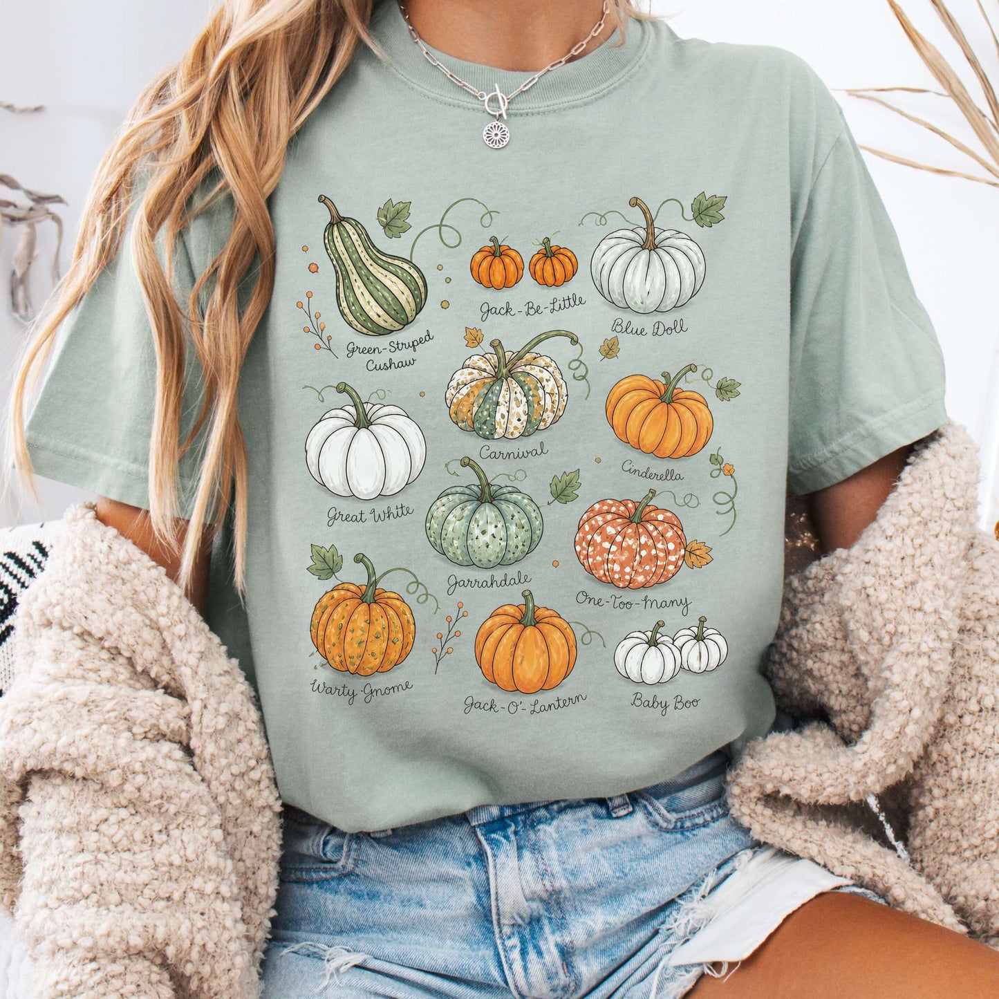 Pumpkin Varieties Halloween T-Shirt