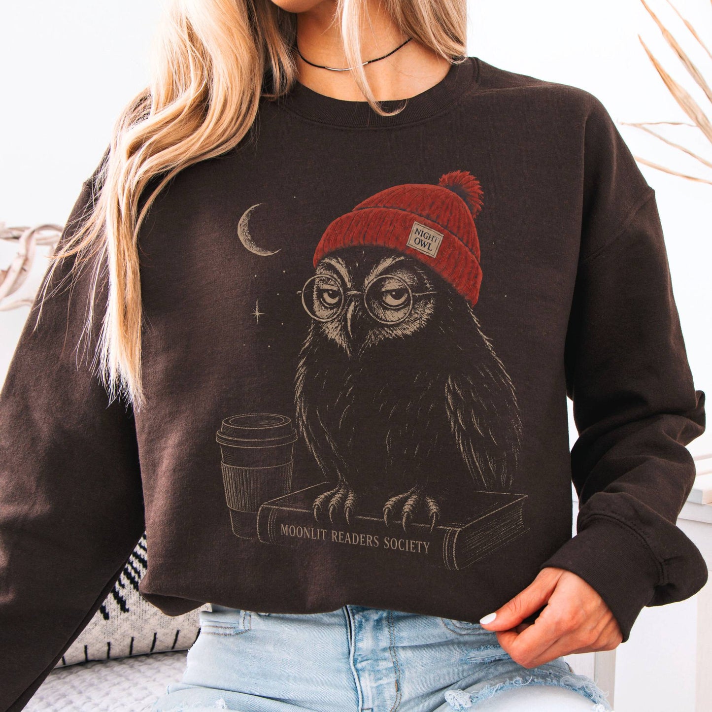 Sweatshirt Dark Chocolate / S Design 292 Crewneck Sweatshirt The Mystic Eden