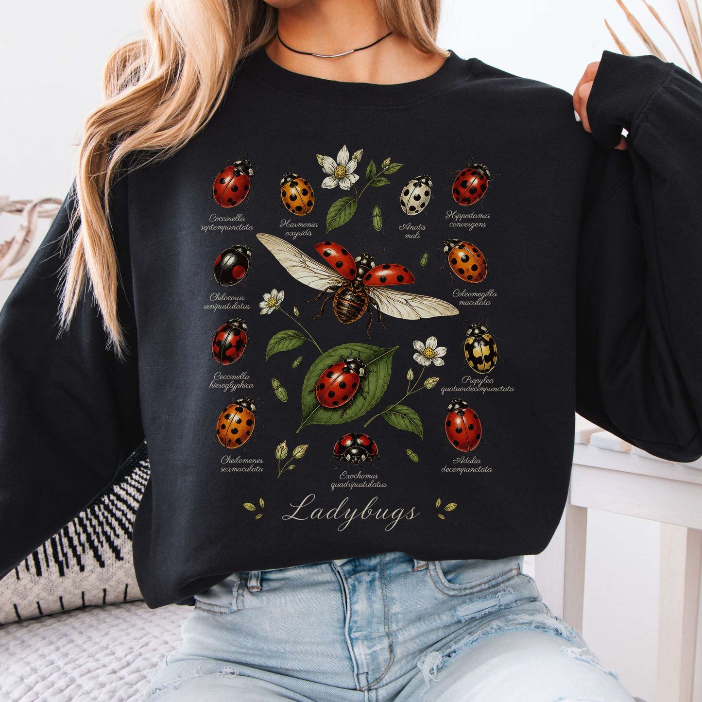 Ladybugs Nature Study Sweatshirt