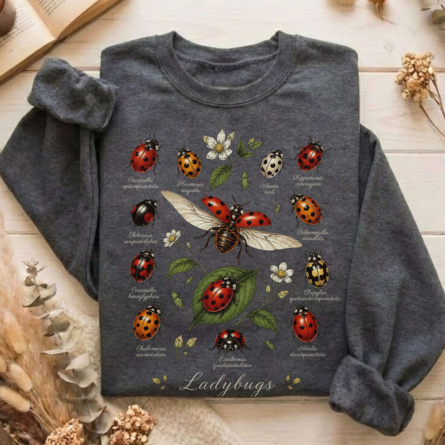 Ladybugs Nature Study Sweatshirt