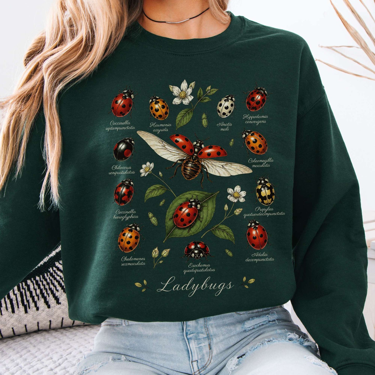 Ladybugs Nature Study Sweatshirt