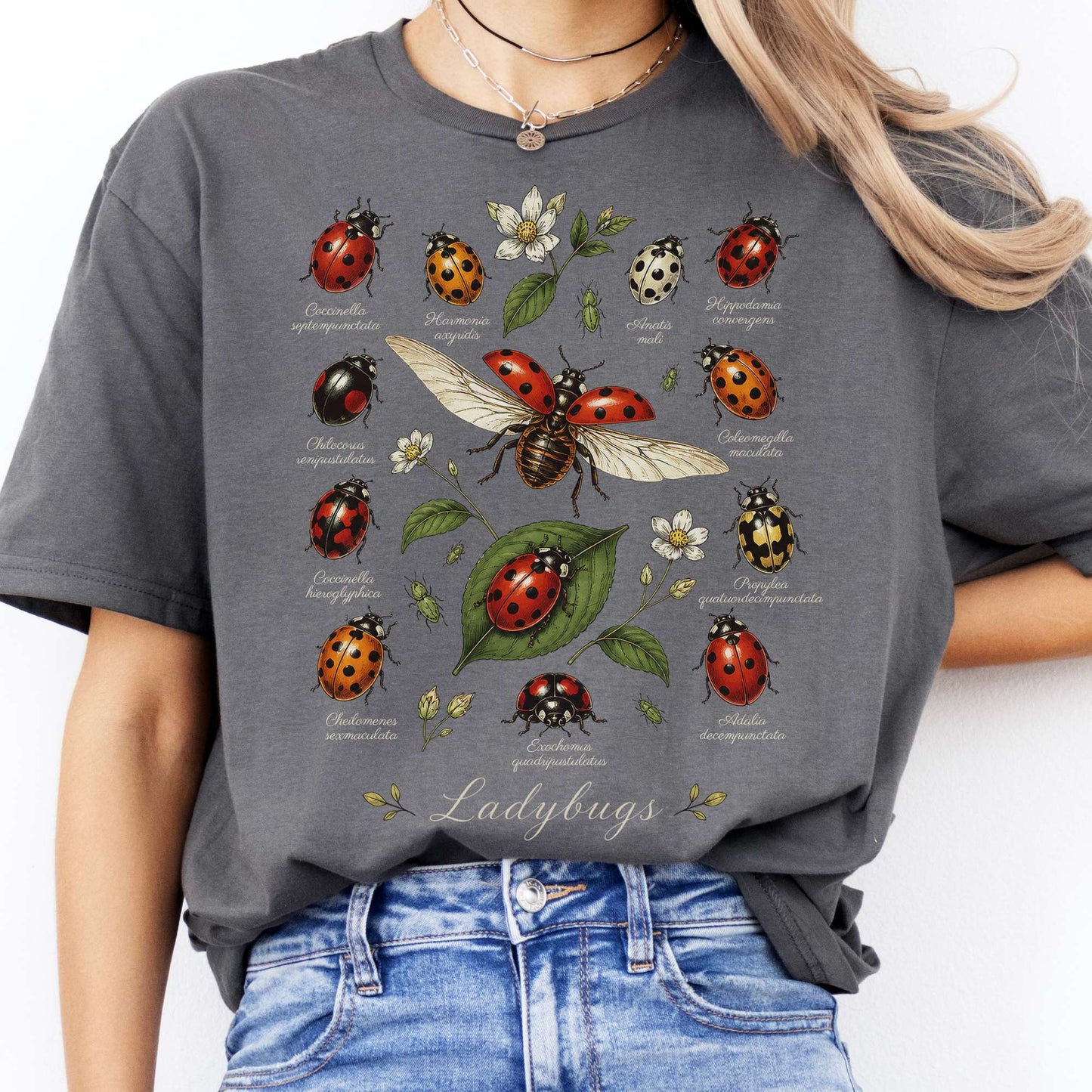 Ladybugs Nature Study T-Shirt
