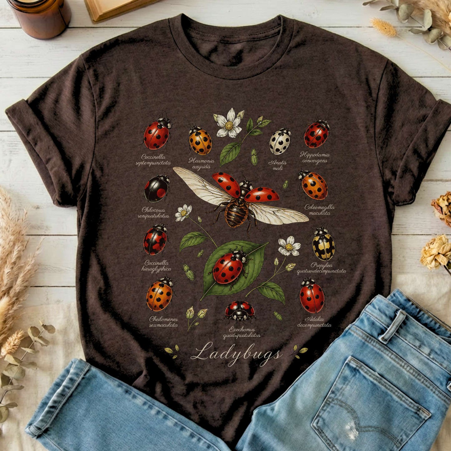 Ladybugs Nature Study T-Shirt