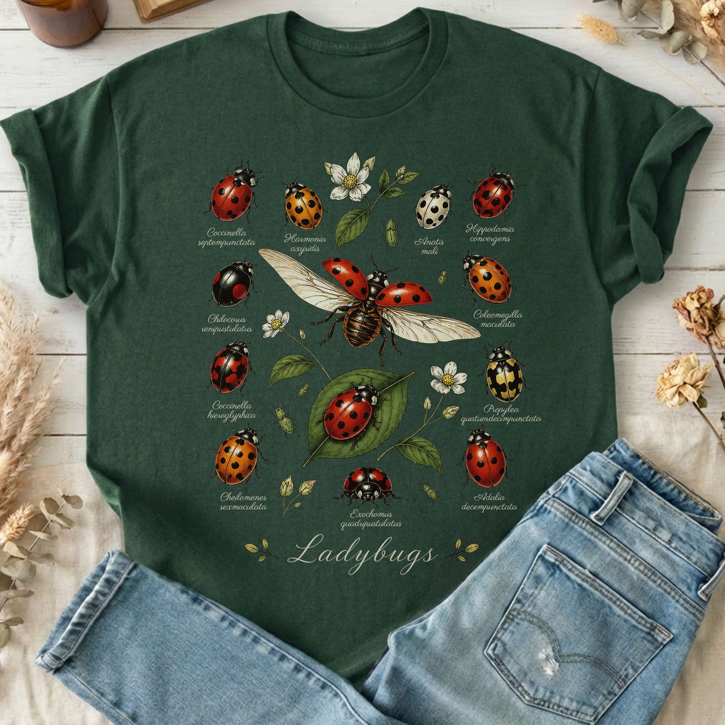 Ladybugs Nature Study T-Shirt