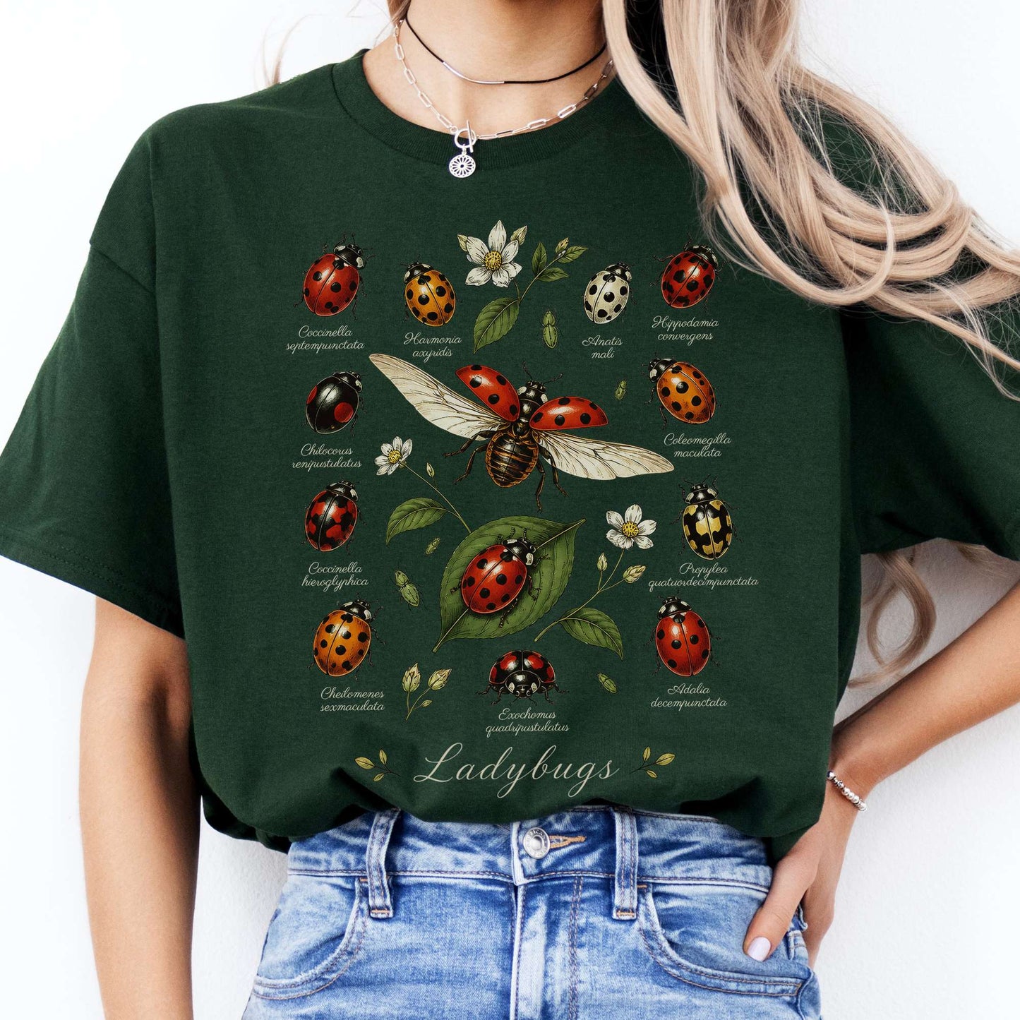 Ladybugs Nature Study T-Shirt