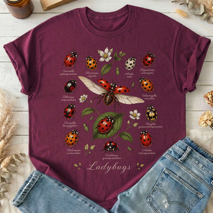 Ladybugs Nature Study T-Shirt