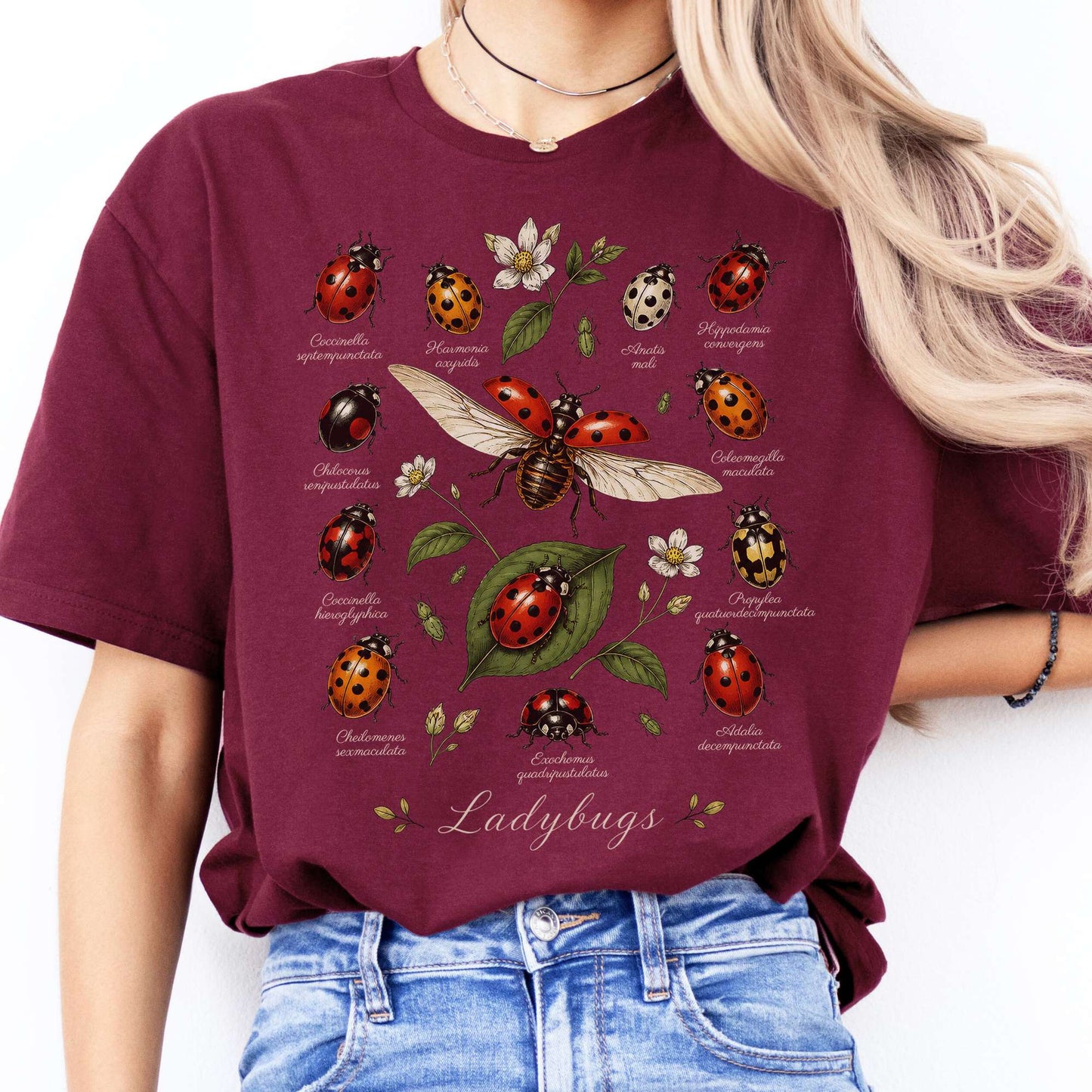 Ladybugs Nature Study T-Shirt