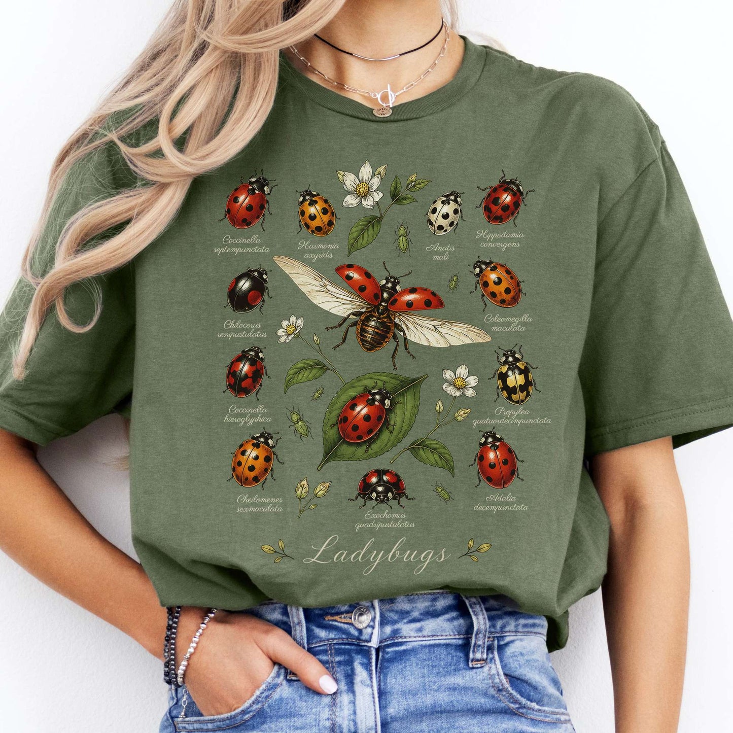 Ladybugs Nature Study T-Shirt