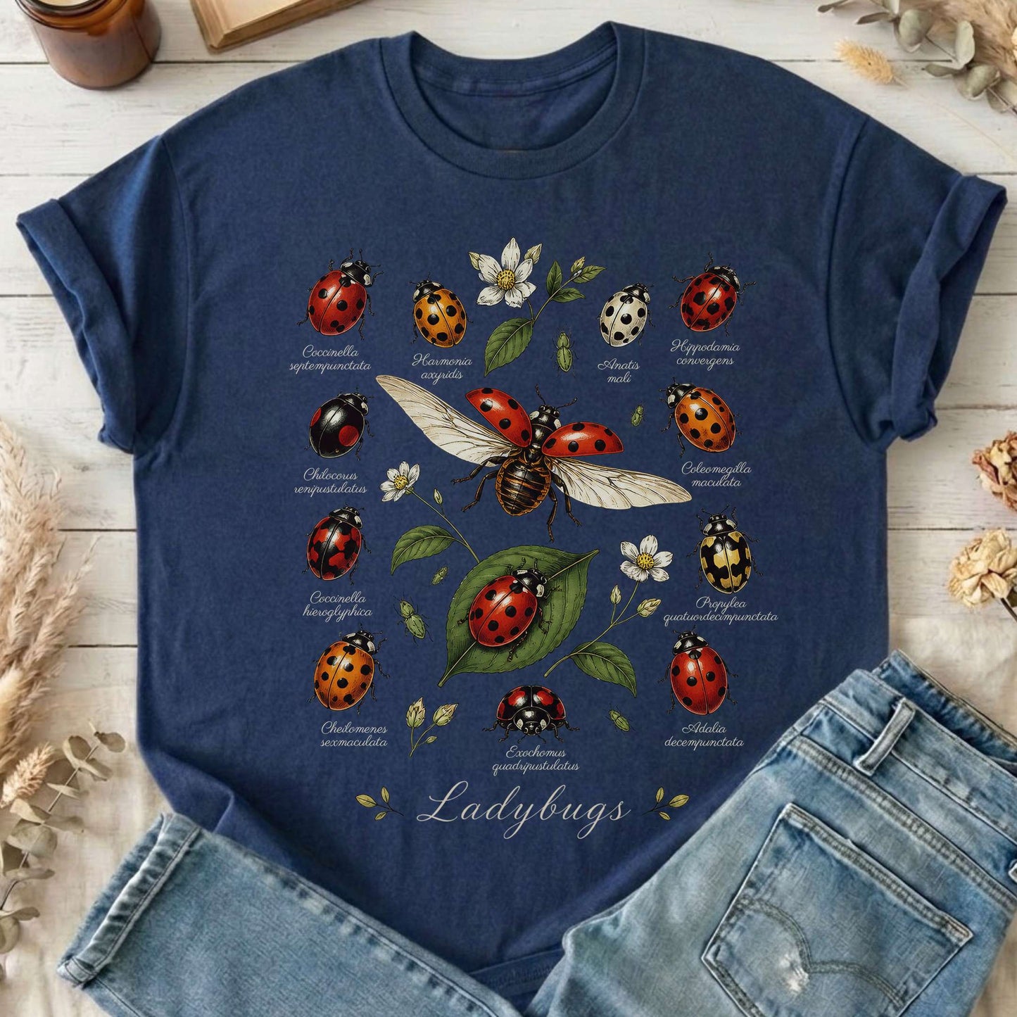 Ladybugs Nature Study T-Shirt