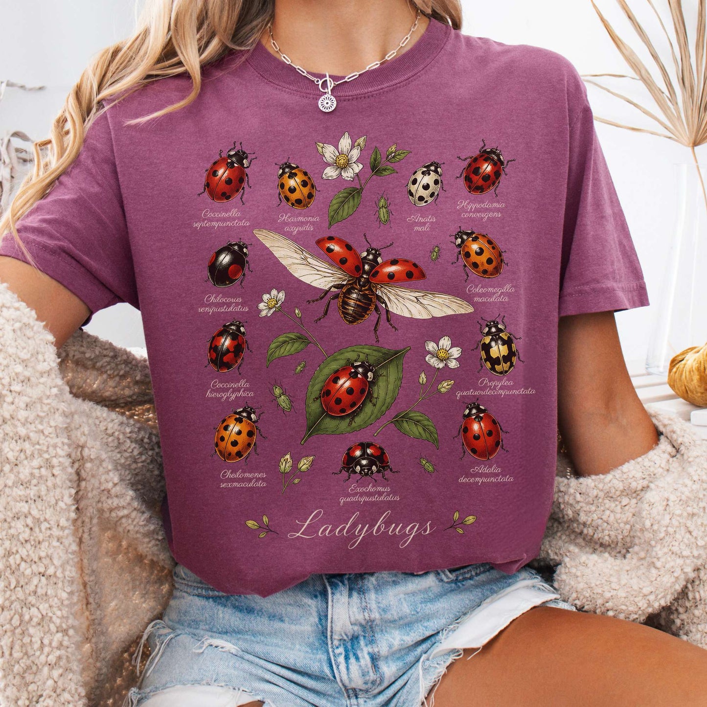 Ladybugs Nature Study T-Shirt