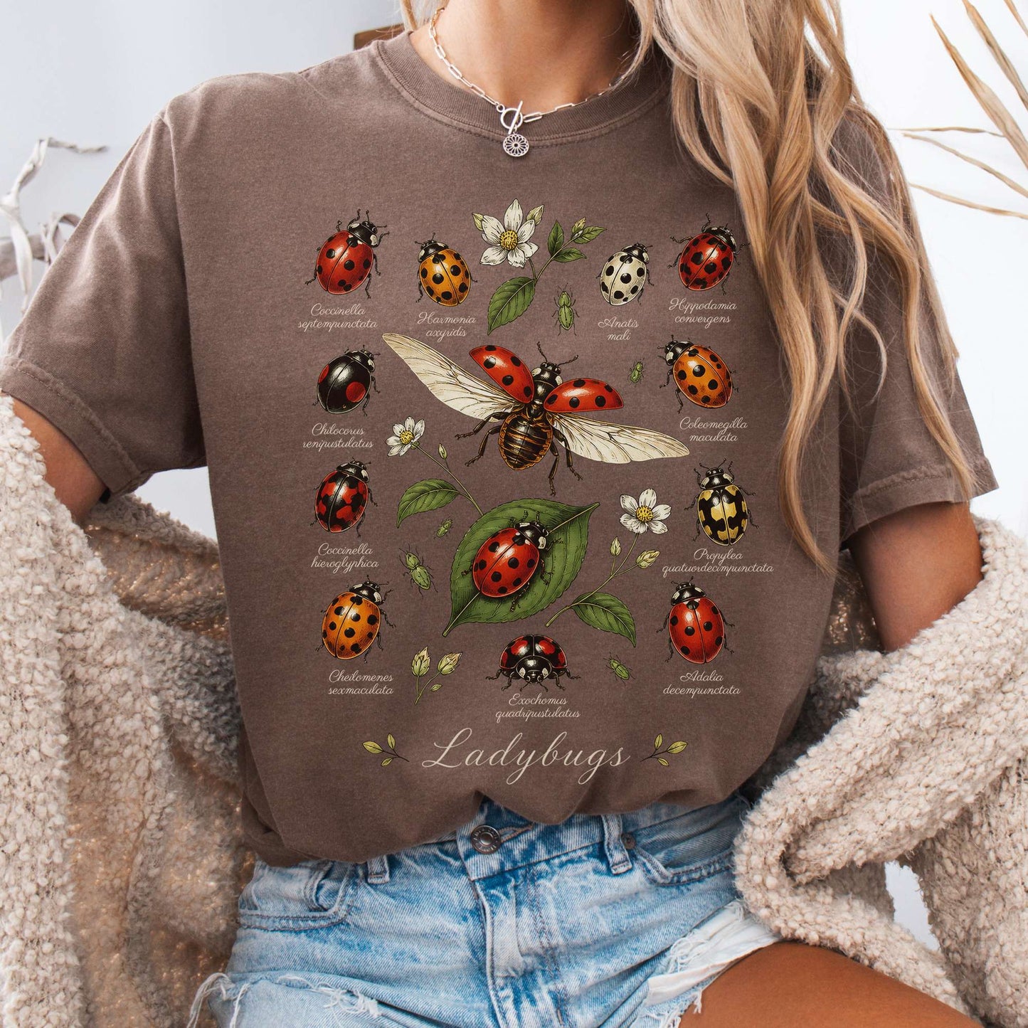 Ladybugs Nature Study T-Shirt
