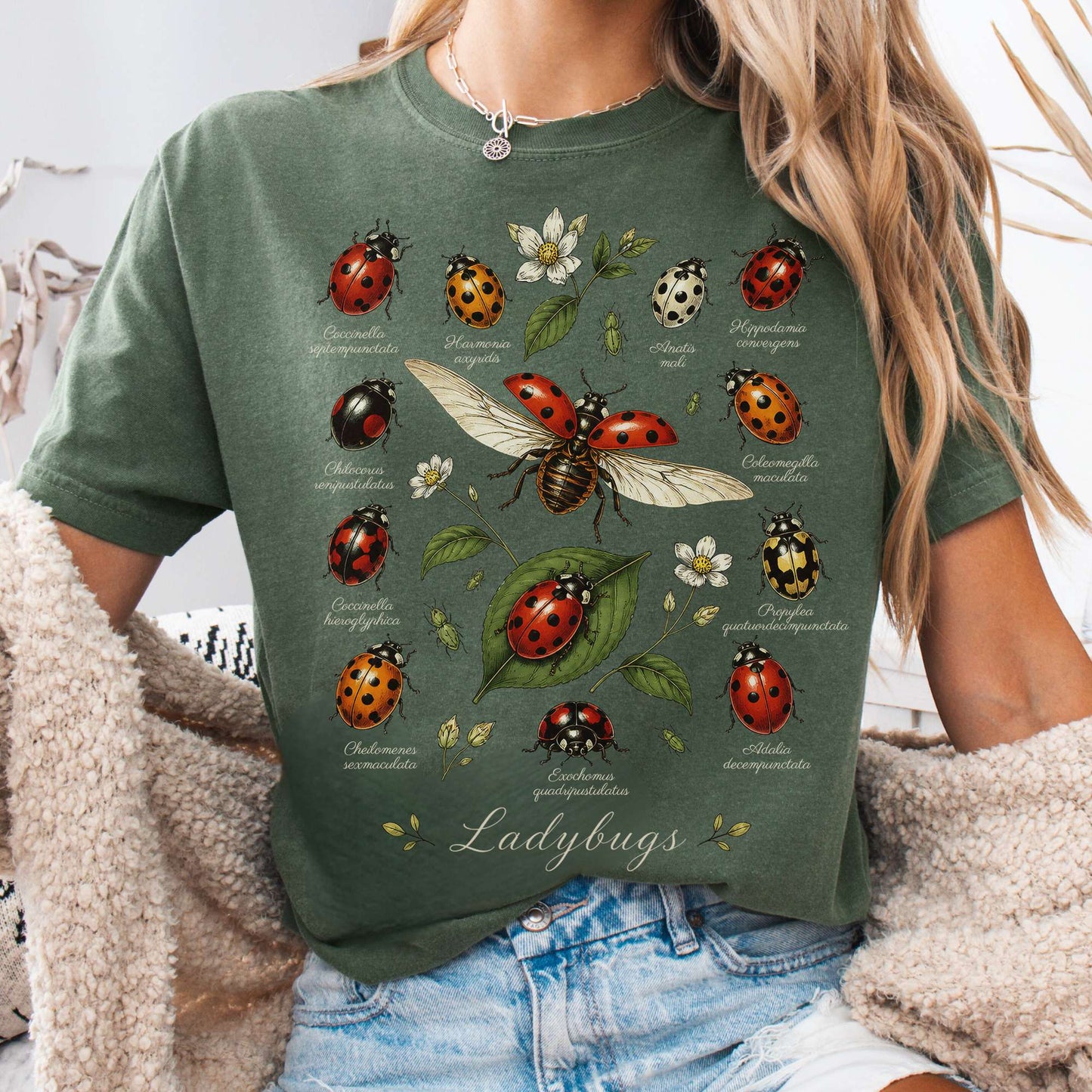 Ladybugs Nature Study T-Shirt