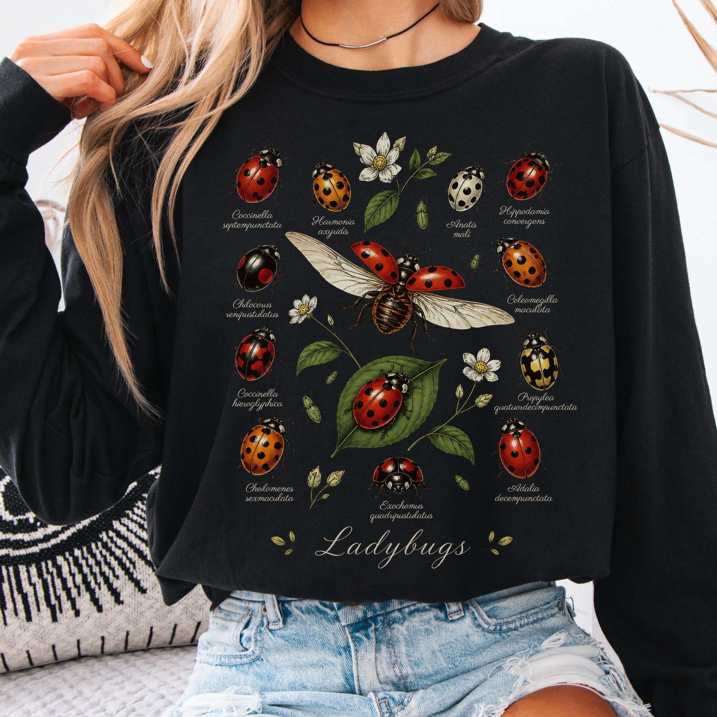 Ladybugs Nature Study Long Sleeve