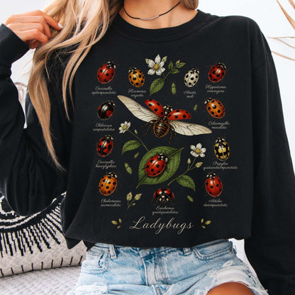 Ladybugs Nature Study Long Sleeve