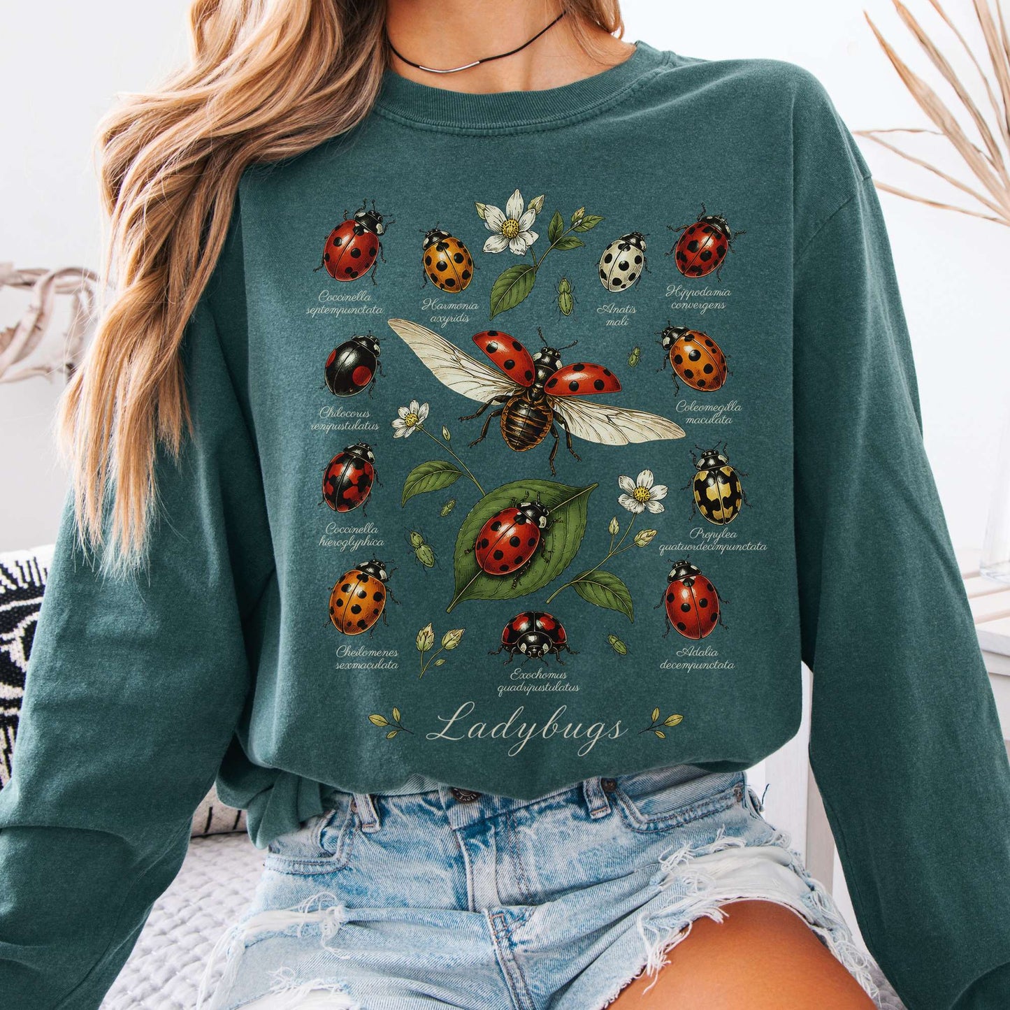 Ladybugs Nature Study Long Sleeve