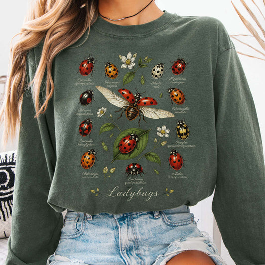 Ladybugs Nature Study Long Sleeve
