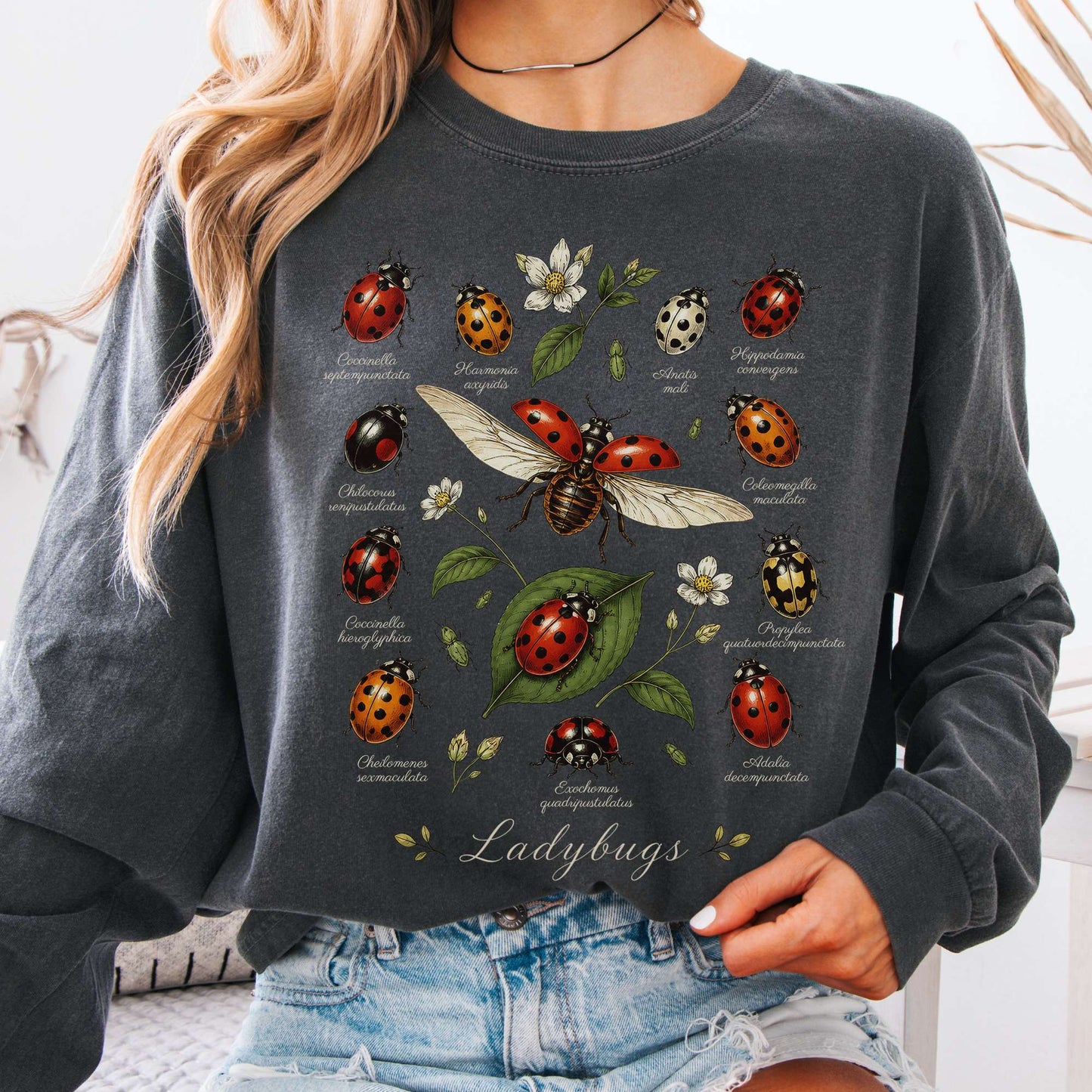 Ladybugs Nature Study Long Sleeve