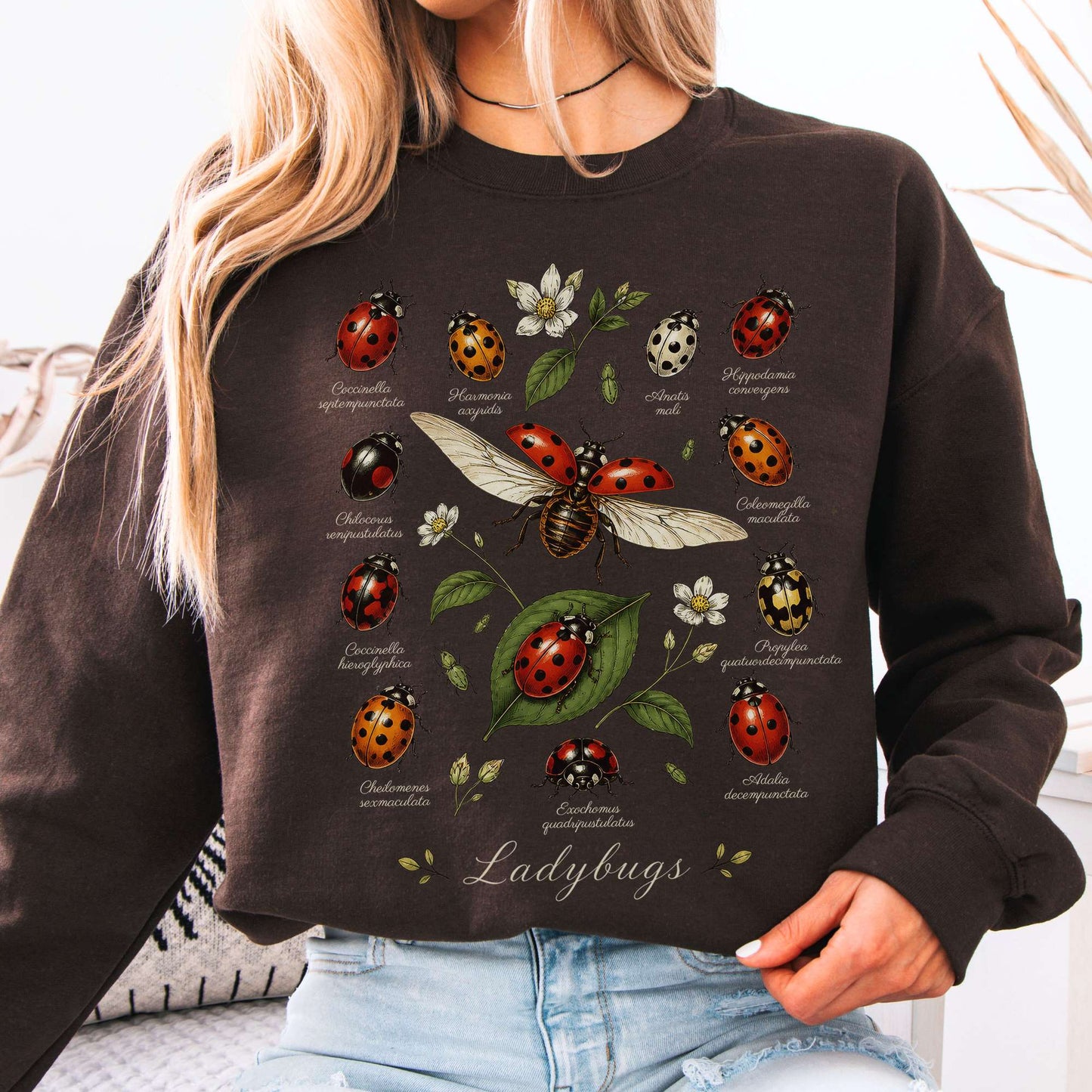 Ladybugs Nature Study Sweatshirt